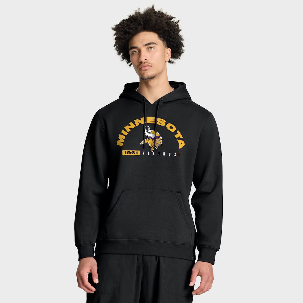 Men 2026 NFL Minnesota Vikings black Hoodie hooded style 02->minnesota vikings->NFL Jersey